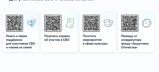 Для участников СВО и их семей